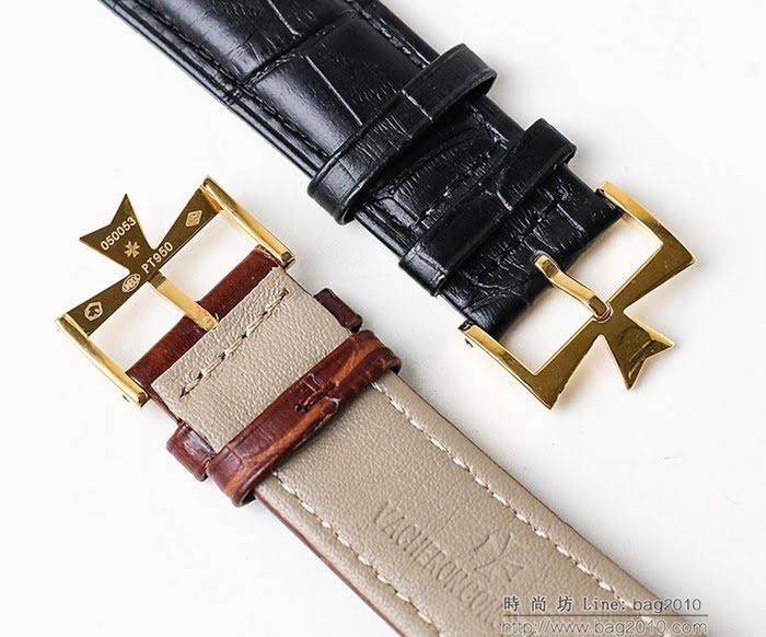 江詩丹頓 Vacheron Constantin LS精品 最新款 簡約型三針雙曆錶盤 全自動機械機芯 深度防水 男士腕表 夏季潛水專用表  wssb3733